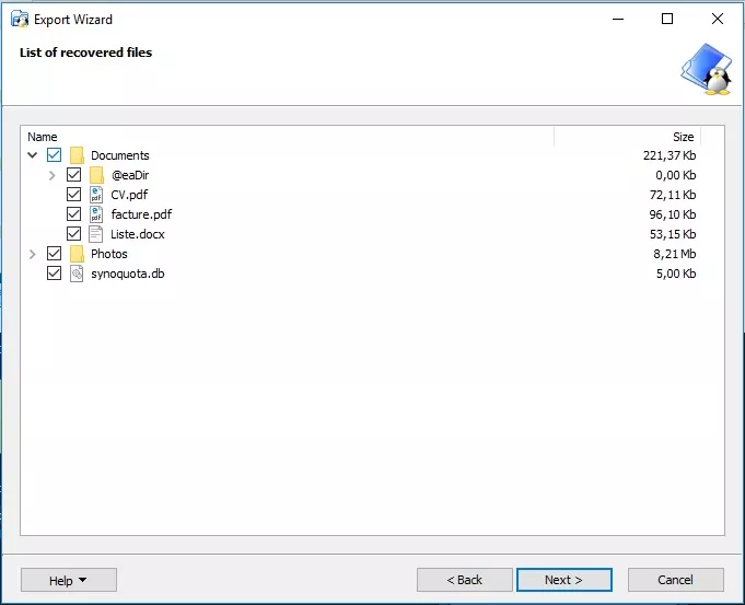 recap recup - Lire le disque NAS depuis Windows (Gratuit) - ext2 / ext3 / ext4